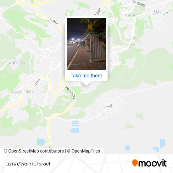 יזרעאל/החצב map