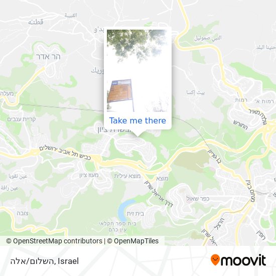 השלום/אלה map