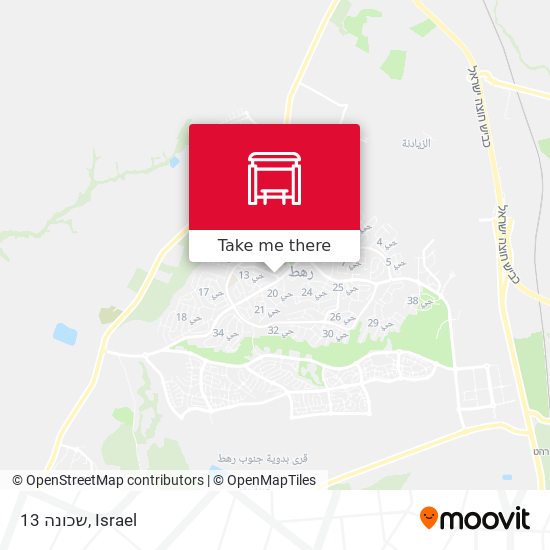 שכונה 13 map