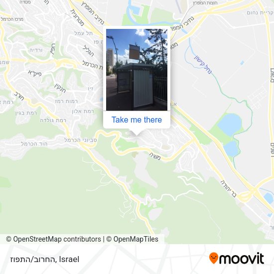 החרוב/התפוז map