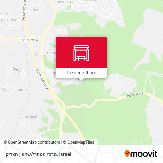 מרכז מסחרי/שמעון הצדיק map