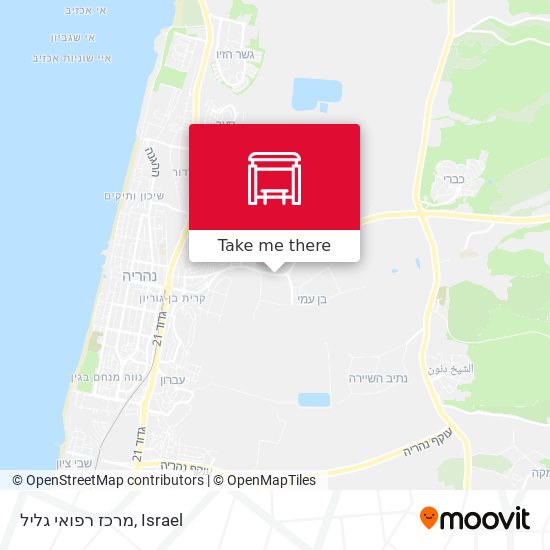 מרכז רפואי גליל map