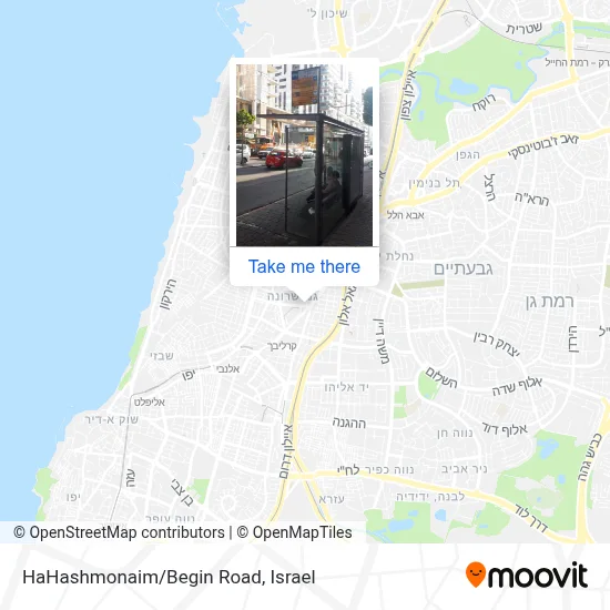 HaHashmonaim/Begin Road map