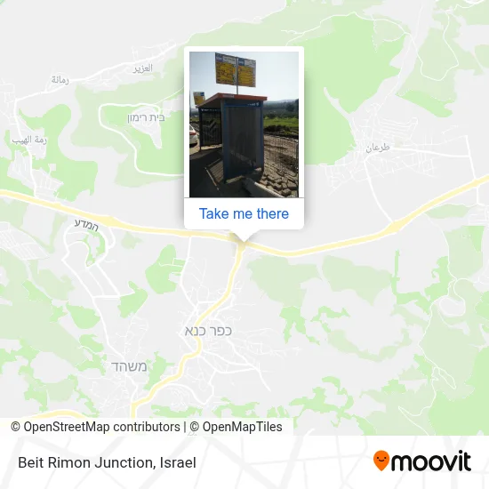 Beit Rimon Junction map