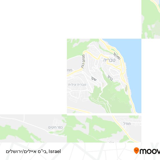 בי''ס איילים/ירושלים map