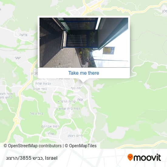 כביש 3855/הרצוג map