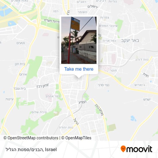 הבנים/סמטת הגליל map