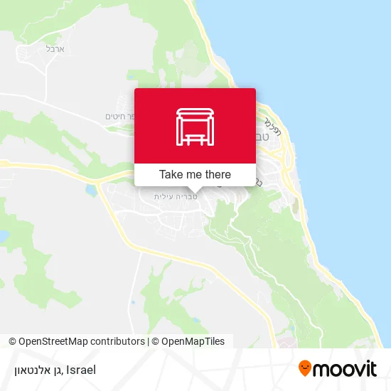 Карта גן אלנטאון