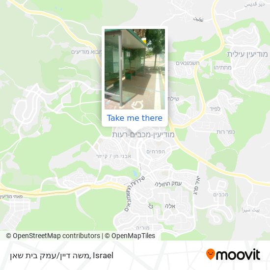 Карта משה דיין/עמק בית שאן