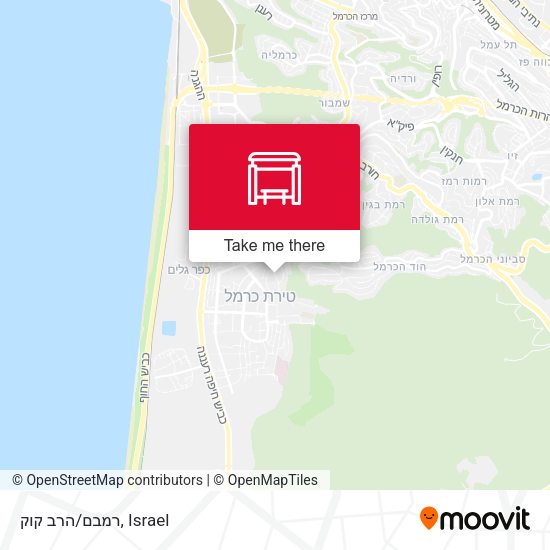 רמבם/הרב קוק map