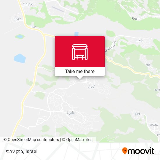 Карта בנק ערבי