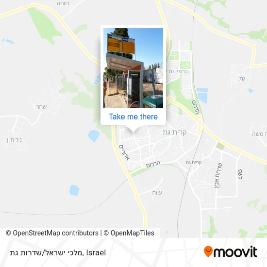Карта מלכי ישראל/שדרות גת