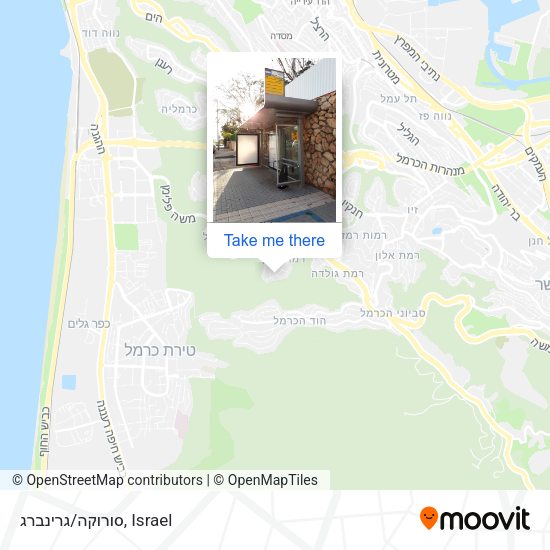 סורוקה/גרינברג map