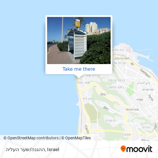 ההגנה/שער העליה map