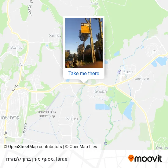 Карта מסעף מעין ברוך/למזרח