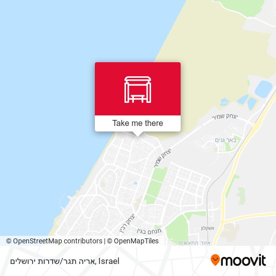 Карта אריה תגר/שדרות ירושלים