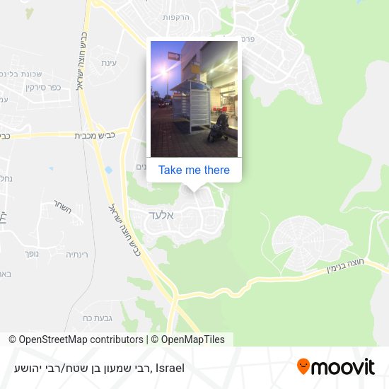 רבי שמעון בן שטח/רבי יהושע map