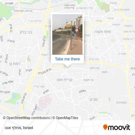 Карта מחלף אונו