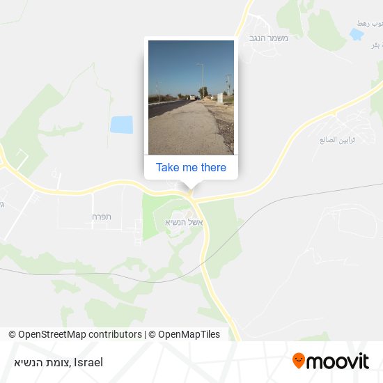צומת הנשיא map