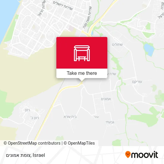 Карта צומת אמונים