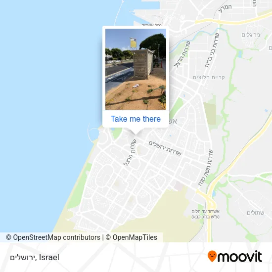 Карта ירושלים