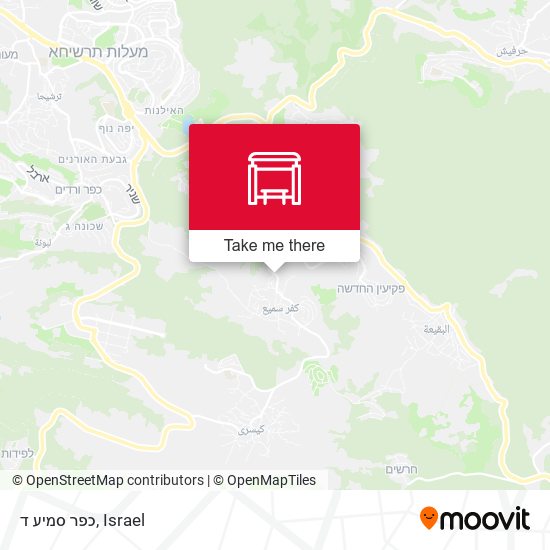 Карта כפר סמיע ד