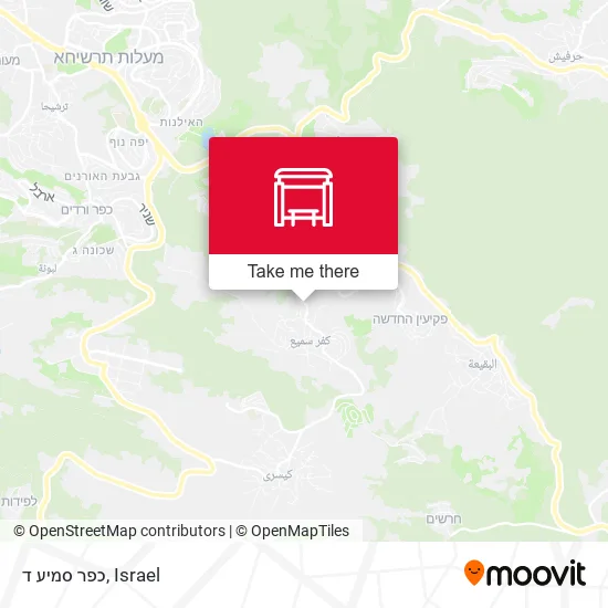 Карта כפר סמיע ד