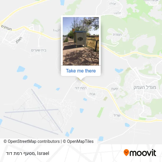 Карта מסעף רמת דוד