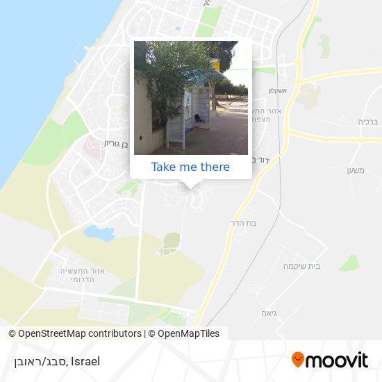 סבג/ראובן map