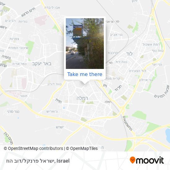 ישראל פרנקל/דוב הוז map