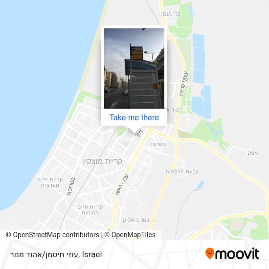 עוזי חיטמן/אהוד מנור map