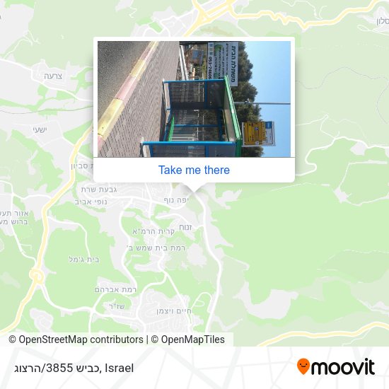 כביש 3855/הרצוג map