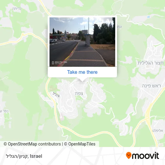 Карта קניון/הגליל