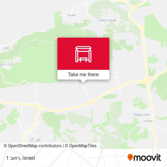 Карта רחוב 1