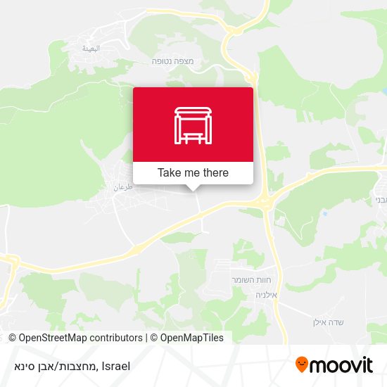 מחצבות/אבן סינא map