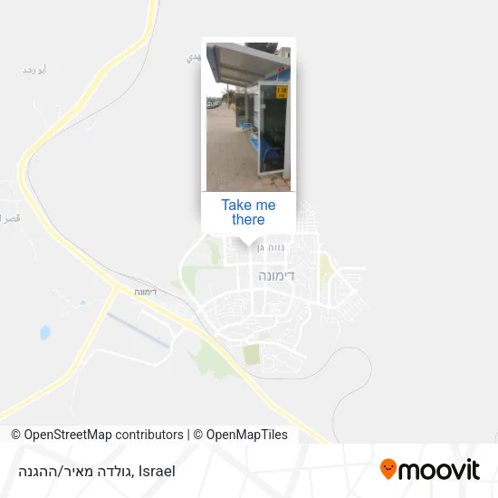 Карта גולדה מאיר/ההגנה