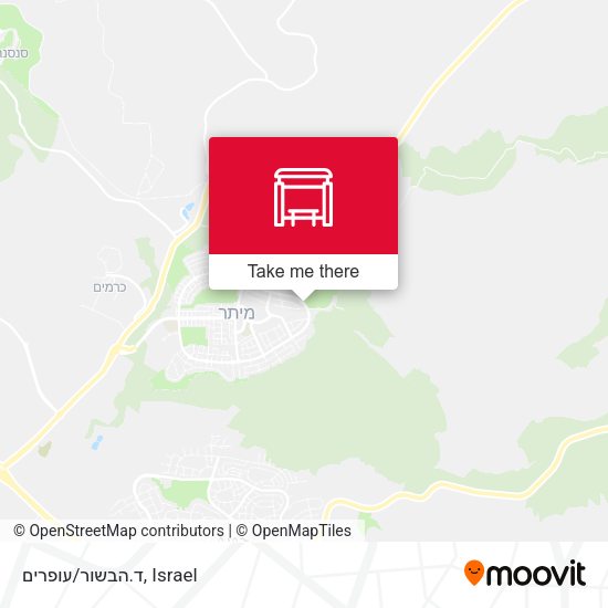 ד.הבשור/עופרים map