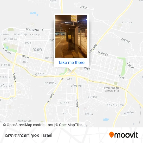 Карта מסוף רעננה/היהלום