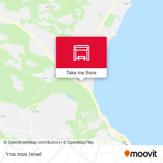 Карта צומת מגדל