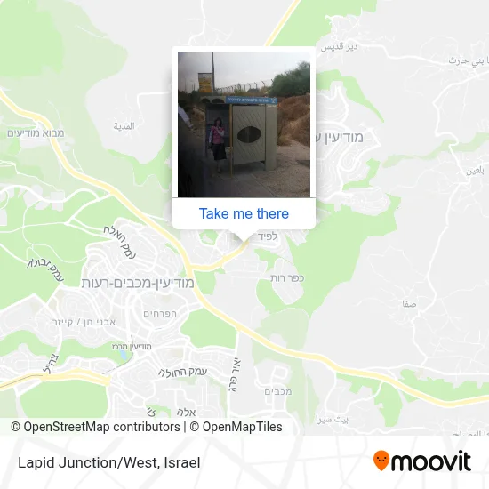 Lapid Junction/West map
