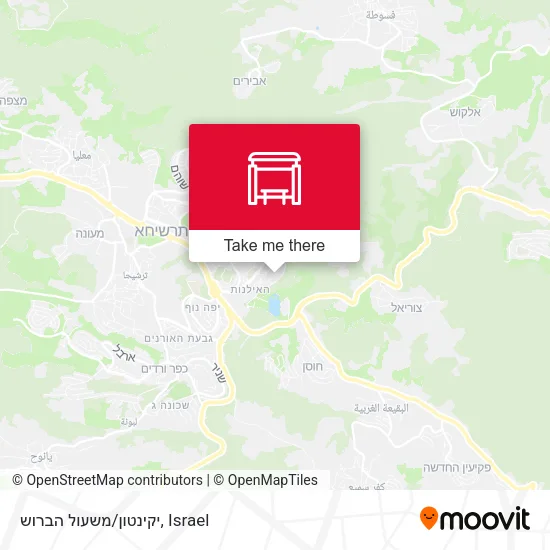 Карта יקינטון/משעול הברוש