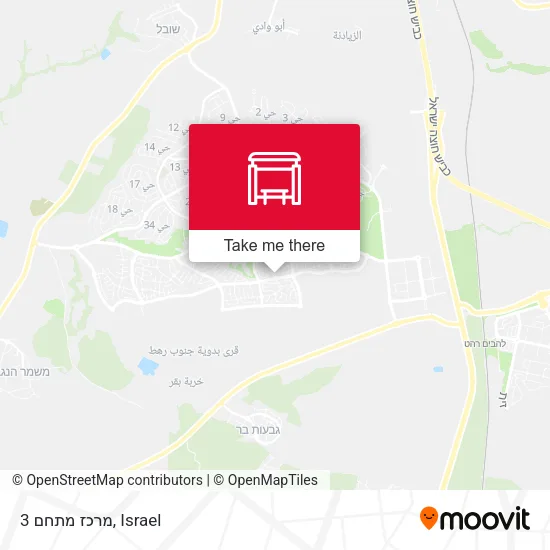 Карта מרכז מתחם 3