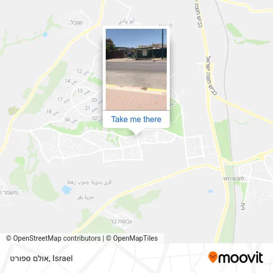 Карта אולם ספורט