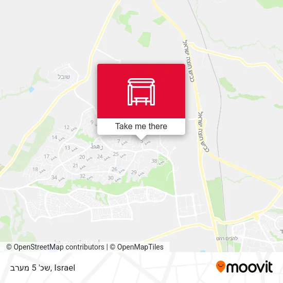 Карта שכ' 5 מערב