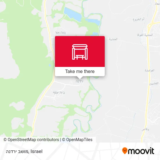 Карта מושב ירדנה