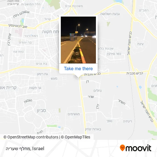 Карта מחלף שעריה