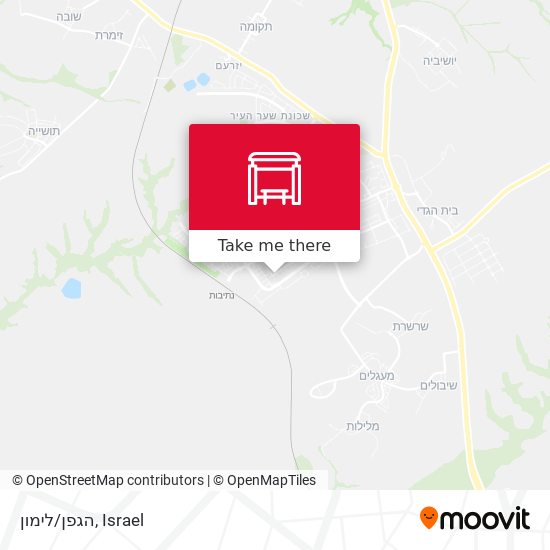 הגפן/לימון map
