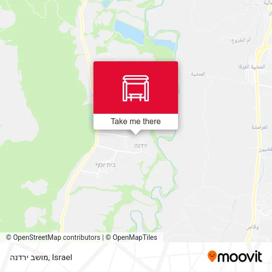 Карта מושב ירדנה
