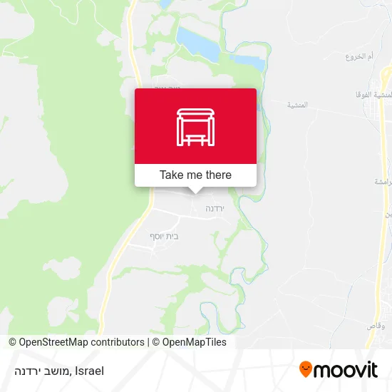 Карта מושב ירדנה