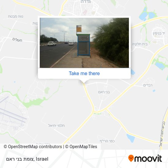 צומת בני ראם map